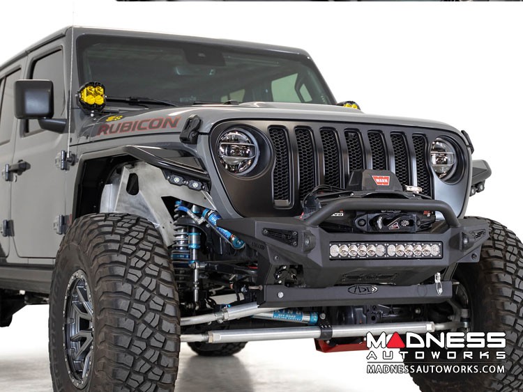 Jeep Wrangler JL Tube Fenders Stealth Fighter Front with Turn